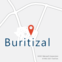 Mapa com localização da Agência AC BURITIZAL