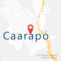 Mapa com localização da Agência AC CAARAPO