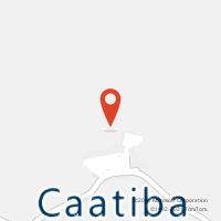 Mapa com localização da Agência AC CAATIBA