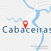 Mapa com localização da Agência AC CABACEIRAS