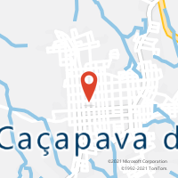 Mapa com localização da Agência AC CACAPAVA DO SUL