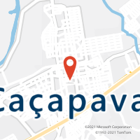 Mapa com localização da Agência AC CACAPAVA
