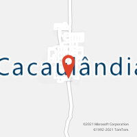 Mapa com localização da Agência AC CACAULANDIA