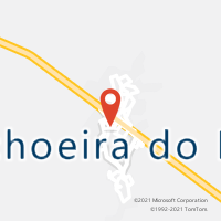 Mapa com localização da Agência AC CACHOEIRA DO PIRIA