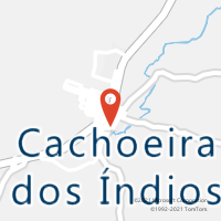 Mapa com localização da Agência AC CACHOEIRA DOS INDIOS
