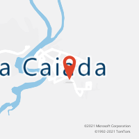 Mapa com localização da Agência AC CACHOEIRA GRANDE