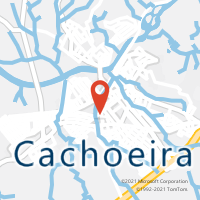 Mapa com localização da Agência AC CACHOEIRA PAULISTA