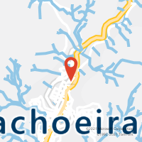 Mapa com localização da Agência AC CACHOEIRAS DE MACACU
