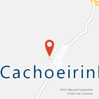 Mapa com localização da Agência AC CACHOEIRINHA