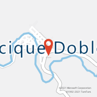 Mapa com localização da Agência AC CACIQUE DOBLE