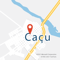 Mapa com localização da Agência AC CACU