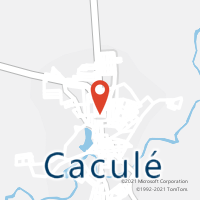 Mapa com localização da Agência AC CACULE
