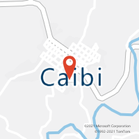 Mapa com localização da Agência AC CAIBI