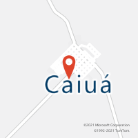 Mapa com localização da Agência AC CAIUA