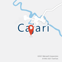 Mapa com localização da Agência AC CAJARI