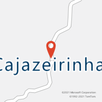 Mapa com localização da Agência AC CAJAZEIRINHAS