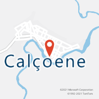 Mapa com localização da Agência AC CALCOENE