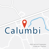 Mapa com localização da Agência AC CALUMBI