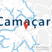 Mapa com localização da Agência AC CAMACARI