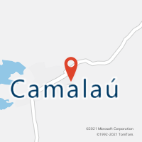 Mapa com localização da Agência AC CAMALAU