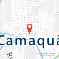 Mapa com localização da Agência AC CAMAQUA