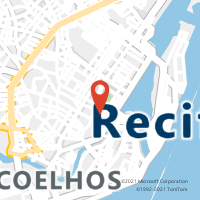 Mapa com localização da Agência AC CAMARA MUNICIPAL DE RECIFE