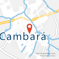 Mapa com localização da Agência AC CAMBARA