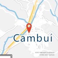 Mapa com localização da Agência AC CAMBUI