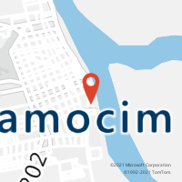 Mapa com localização da Agência AC CAMOCIM