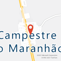Mapa com localização da Agência AC CAMPESTRE DO MARANHAO