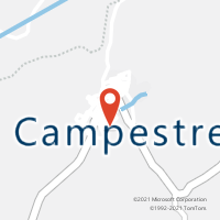 Mapa com localização da Agência AC CAMPESTRE