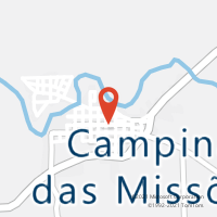 Mapa com localização da Agência AC CAMPINA DAS MISSOES
