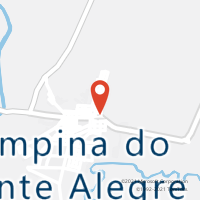 Mapa com localização da Agência AC CAMPINA DO MONTE ALEGRE