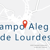 Mapa com localização da Agência AC CAMPO ALEGRE DE LOURDES