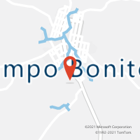 Mapa com localização da Agência AC CAMPO BONITO