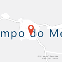 Mapa com localização da Agência AC CAMPO DO MEIO