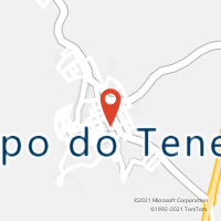 Mapa com localização da Agência AC CAMPO DO TENENTE