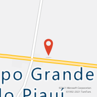 Mapa com localização da Agência AC CAMPO GRANDE DO PIAUI