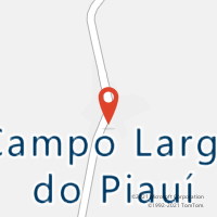 Mapa com localização da Agência AC CAMPO LARGO DO PIAUI