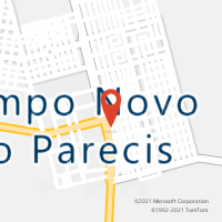 Mapa com localização da Agência AC CAMPO NOVO DO PARECIS