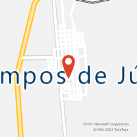 Mapa com localização da Agência AC CAMPOS DE JULIO