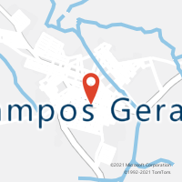 Mapa com localização da Agência AC CAMPOS GERAIS