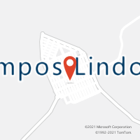 Mapa com localização da Agência AC CAMPOS LINDOS