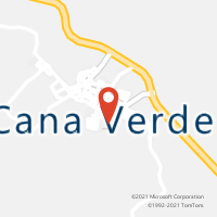 Mapa com localização da Agência AC CANA VERDE