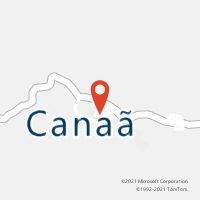 Mapa com localização da Agência AC CANAA