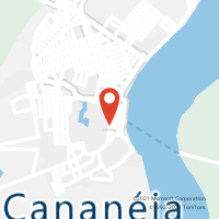Mapa com localização da Agência AC CANANEIA