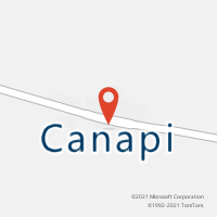 Mapa com localização da Agência AC CANAPI