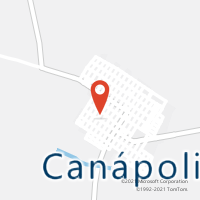 Mapa com localização da Agência AC CANAPOLIS