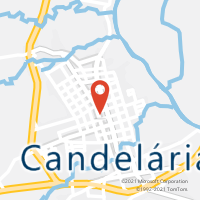 Mapa com localização da Agência AC CANDELARIA