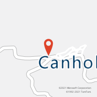 Mapa com localização da Agência AC CANHOBA